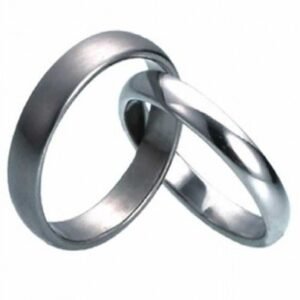 2 Connected Stainless Steel Rings