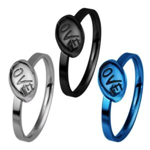 Love Stainless Steel Ring