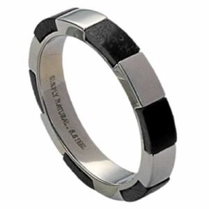 Stainless Steel /Wood Ring