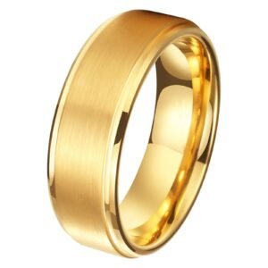 Tungsten Gold PVD Ring