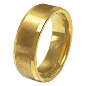 Tungsten Gold PVD Ring