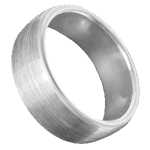 Brushed Tungsten Ring