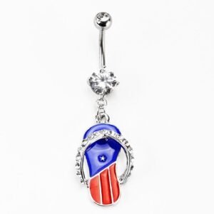 Flip Flop with American Colors Motive
