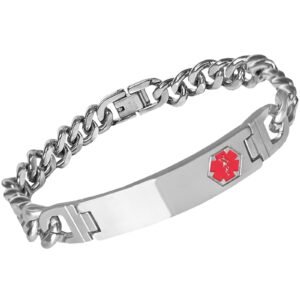 Stainless Steel Medical ID Bracelet