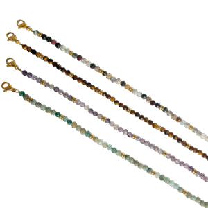 Stainless Steel Natural Stone Beaded Bracelet