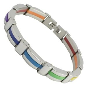 Stainless Steel Unisex Pride Bracelet