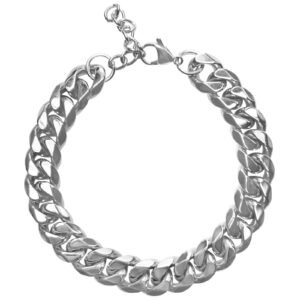 Stainless Steel Cuban Link Adjustable Bracelet