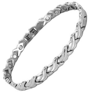 Stainless Steel Shinny Finish Magnetic Bracelet