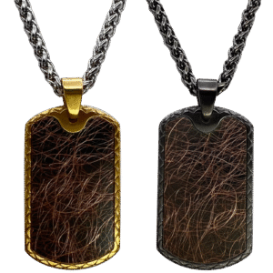 Stainless Steel Necklace w/ Dog Tag Pendant