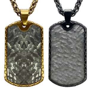Stainless Steel Necklace w/ Dog Tag Pendant