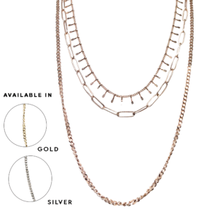 Stainless Steel Multi-Layer Necklace