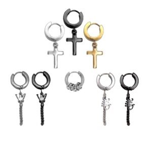 36pairs PCK - Stainless Steel Pack Huggies Earrings