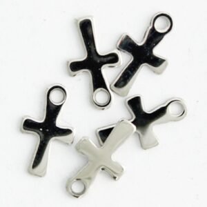 Stainless Steel Tiny Cross Charm