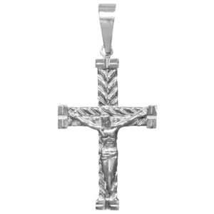 Stainless Steel Jesus on the Cross Pendant
