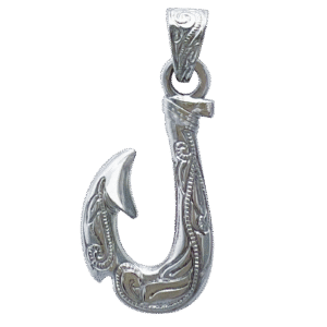 Stainless Steel Fishing Hook Pendant