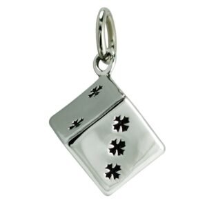 Stainless Steel Dice Pendant