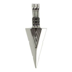 Stainless Steel Long Arrow Head Pendant