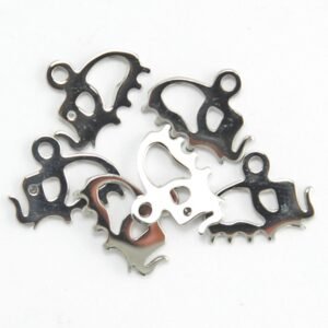 Silver Baby Elephant Charm
