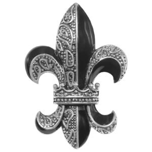 Stainless Steel Fleur de Lis Pendant