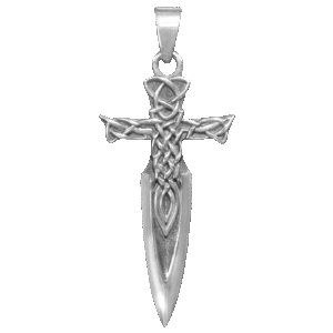 Stainless Steel Dagger Pendant