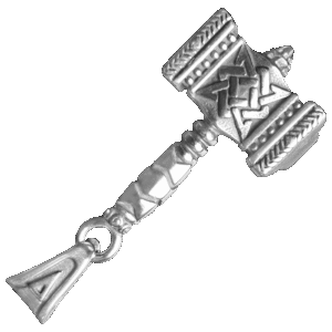 Stainless Steel Viking Hammer Pendant
