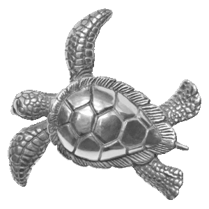 Stainless Steel Turtle Pendant