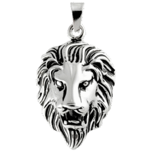 Stainless Steel Lion Head Pendant
