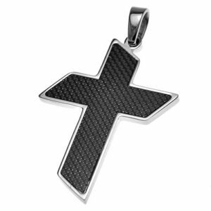 Stainless Steel Cross with Carbon Fiber Film