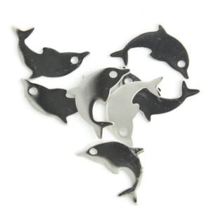 Stainless Silver Dolphin Charm