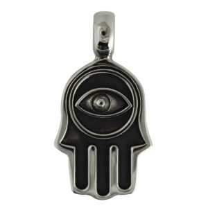 Stainless Steel Hamsa Eye Pendant