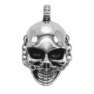 Stainless Steel Skull head Pendant