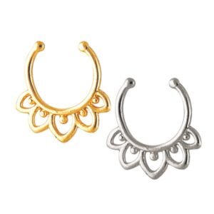 Fashion Non-Piercing Tribal Hanger Nose Septum Ring