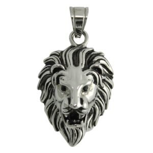 Stainless Steel Lion's Head Pendant