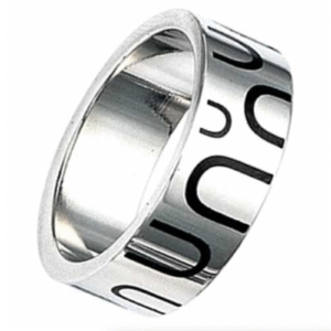Stainless Steel Ring with U designs