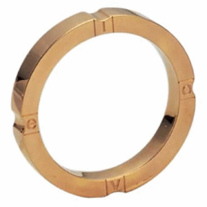 Stainless Steel Rose Gold PVD Ring