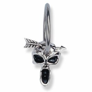 Skull And Arrow Captive Ring