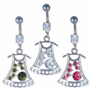 Surgical Steel Sun Dress Belly Ring