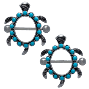 Surgical Steel Turtle Nipple Bar