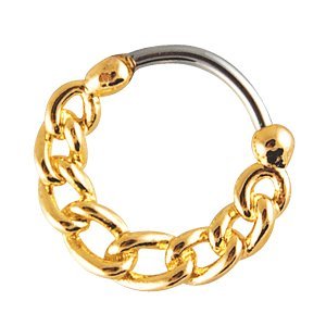 Curb Link Septum Ring