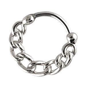 Curb Link Septum Ring