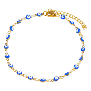 Stainless Steel  Evil Eye Charm Bracelet