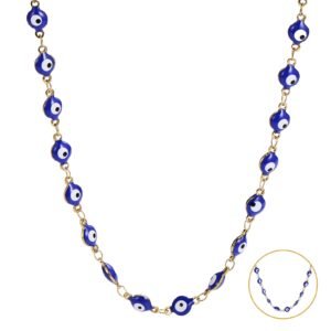 Stainless Steel Evil Eye Necklace