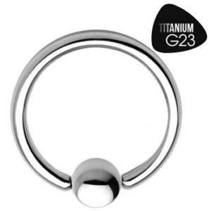 Grade G23 Titanium Captive Bead 18GA - 14GA