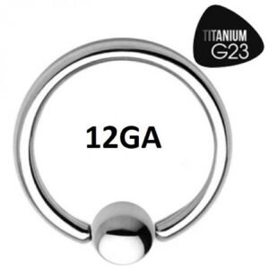 12GA Titanium Grade G23 Captive Bead