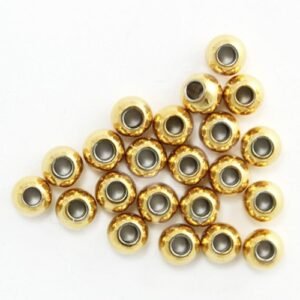 Stainless Steel Gold Round Bead