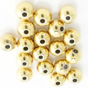 Stainless Steel Gold Round Bead