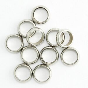 Thick Stainless Steel Crimp Bead