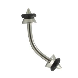 Surgical Steel Curved Eyebrow Ring
