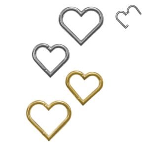 Surgical Steel 316L Heart Shape Clicker