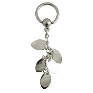 Surgical Steel Designer Dangle Nipple Ring
